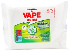 VAPE DERM HERBAL Salviette antipuntura
