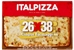 ITALPIZZA 26X38 CINQUE FORMAGGI