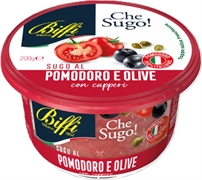 BIFFI SUGO AL POMODORO E OLIVE CON CAPPERI