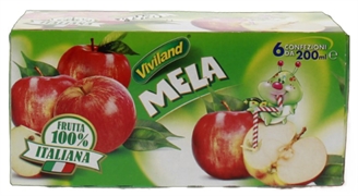 VIVILAND Succo alla mela 100% frutta italiana