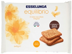 ESSELUNGA EQUILIBRIO 72 FETTE BISCOTTATE INTEGRALI