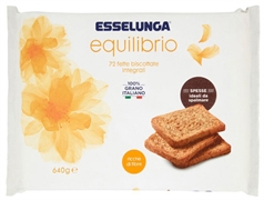 ESSELUNGA EQUILIBRIO 72 FETTE BISCOTTATE INTEGRALI