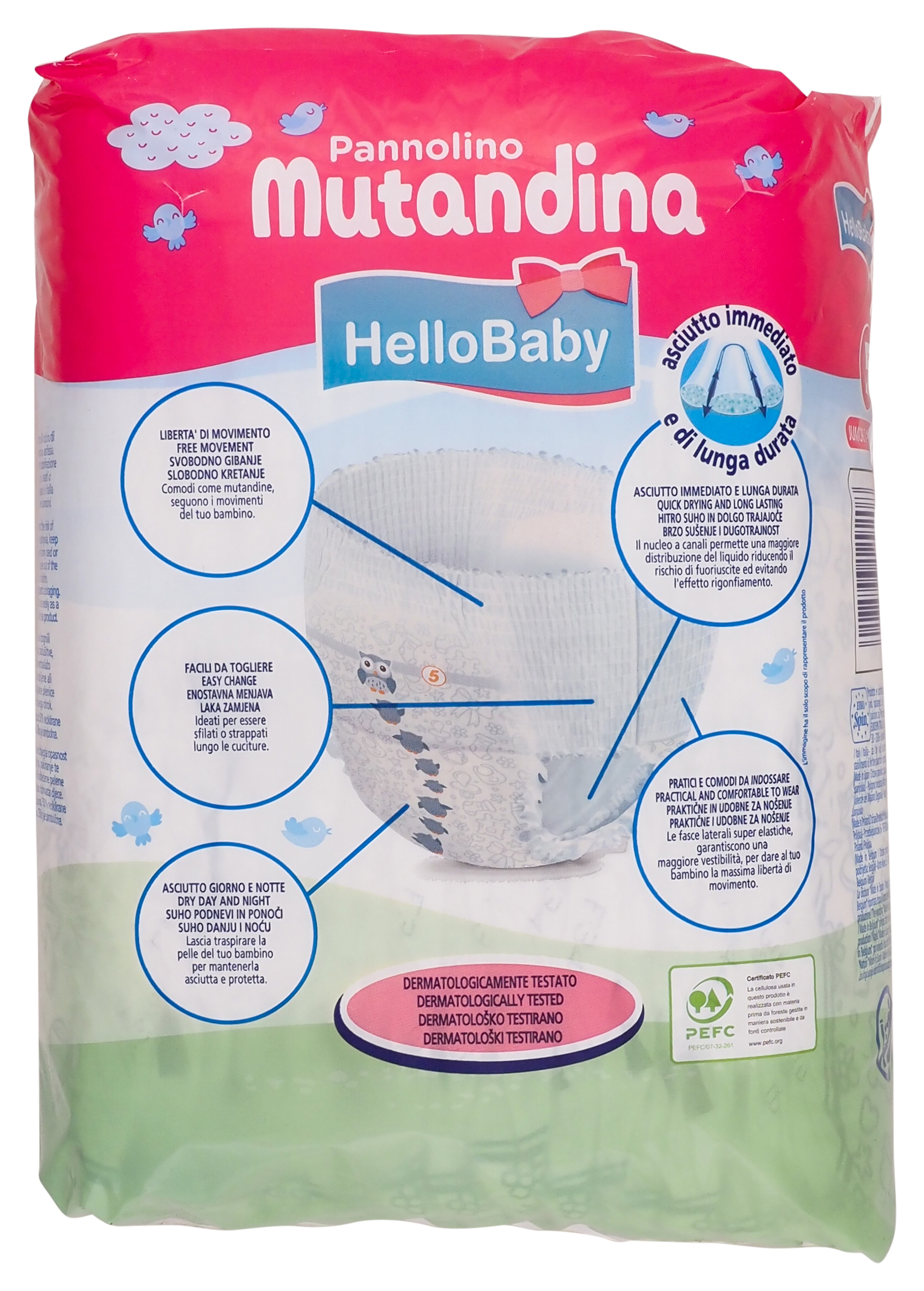 HELLO BABY (EUROSPIN) PANNOLINO MUTANDINA