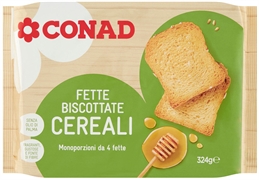 CONAD FETTE BISCOTTATE CEREALI