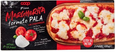 COOP Pizza margherita formato pala