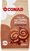 CONAD FROLLINI CON FARINA INTEGRALE E CIOCCOLATO