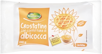 REALFORNO (LIDL) CROSTATINE FARCITE CON CONFETTURA ALL'ALBICOCCA