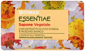 CONAD ESSENTIAE SAPONE VEGETALE CON ESTRATTO DI FICO D'INDIA E MUSCHIO BIANCO