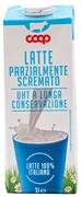 COOP LATTE PARZIALMENTE SCREMATO UHT A LUNGA CONSERVAZIONE 100% ITALIANO