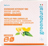 GREENATURAL Tabs lavastoviglie - arancio & limone
