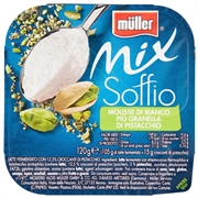 MÜLLER MIX SOFFIO MOUSSE DI BIANCO PIÙ GRANELLA DI PISTACCHIO