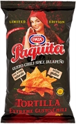 PATA SNACK PAQUITA TORTILLA EXTREME GUSTO CHILI SPICE JALAPEÑO