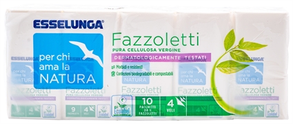 ESSELUNGA PER CHI AMA LA NATURA Fazzoletti