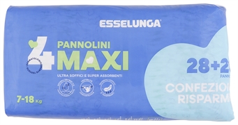 ESSELUNGA PANNOLINI MAXI