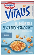 CAMEO VITALIS IL Müesli Senza Zuccheri Aggiunti Croccante Classico Vaniglia Bourbon