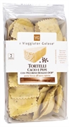 IL VIAGGIATOR GOLOSO TORTELLI CACIO E PEPE CON "PECORINO ROMANO DOP" PASTA FRESCA ALL'UOVO RIPIENA