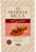 COOP Sfoglia ricca Croissant con granella si zucchero