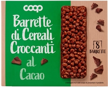 COOP BARRETTE DI CEREALI CROCCANTI AL CACAO