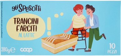 GLI SPESOTTI (COOP) Trancini farciti al latte