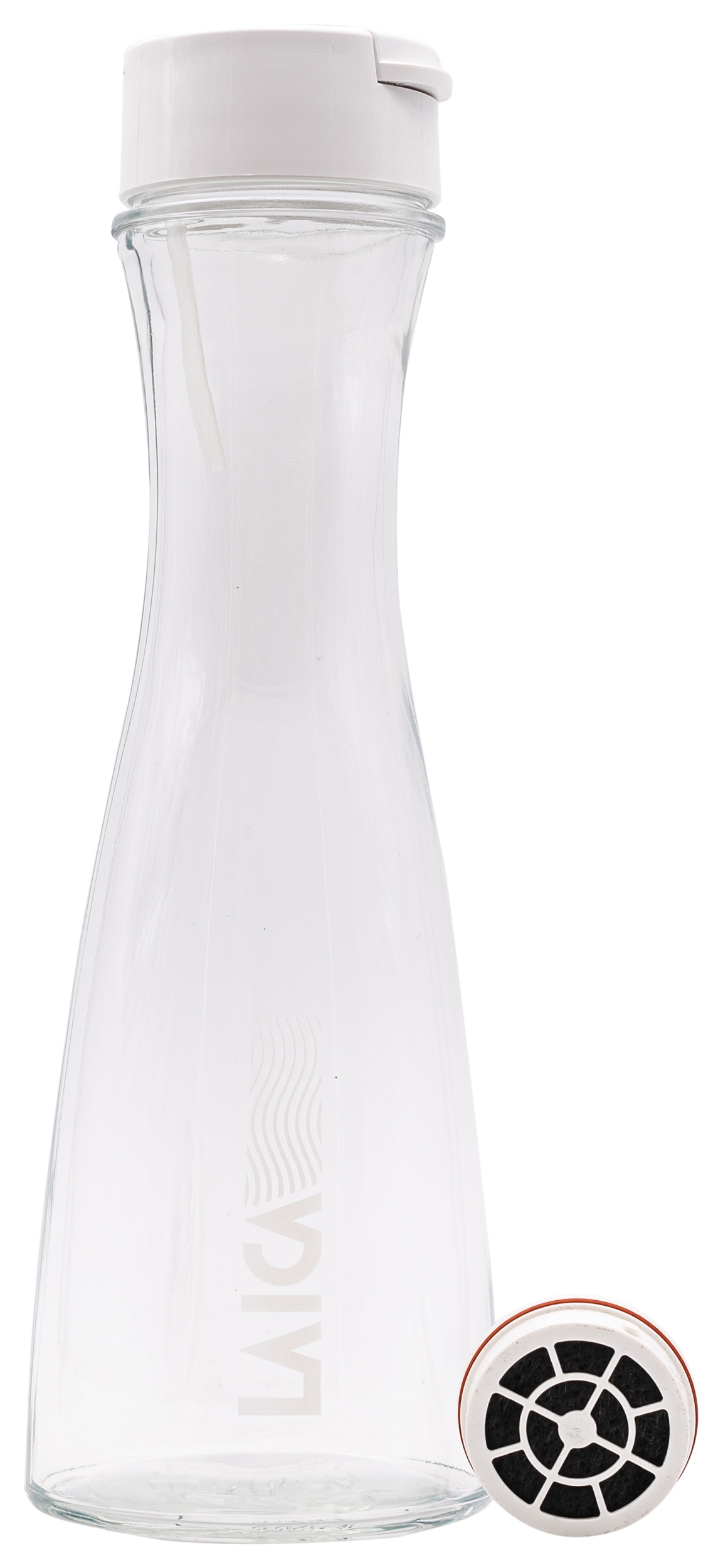 LAICA BOTTIGLIA FILTRANTE IN VETRO GLASSMART