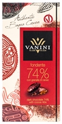 VANINI CIOCCOLATO FONDENTE 74% CON GRANELLA DI CACAO