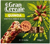 GRAN CEREALE BARRETTE QUINOA UVETTA E SEMI DI ZUCCA
