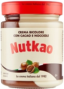 NUTKAO Crema Bicolore con Cacao e Nocciole