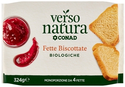 CONAD VERSO NATURA FETTE BISCOTTATE BIOLOGICHE