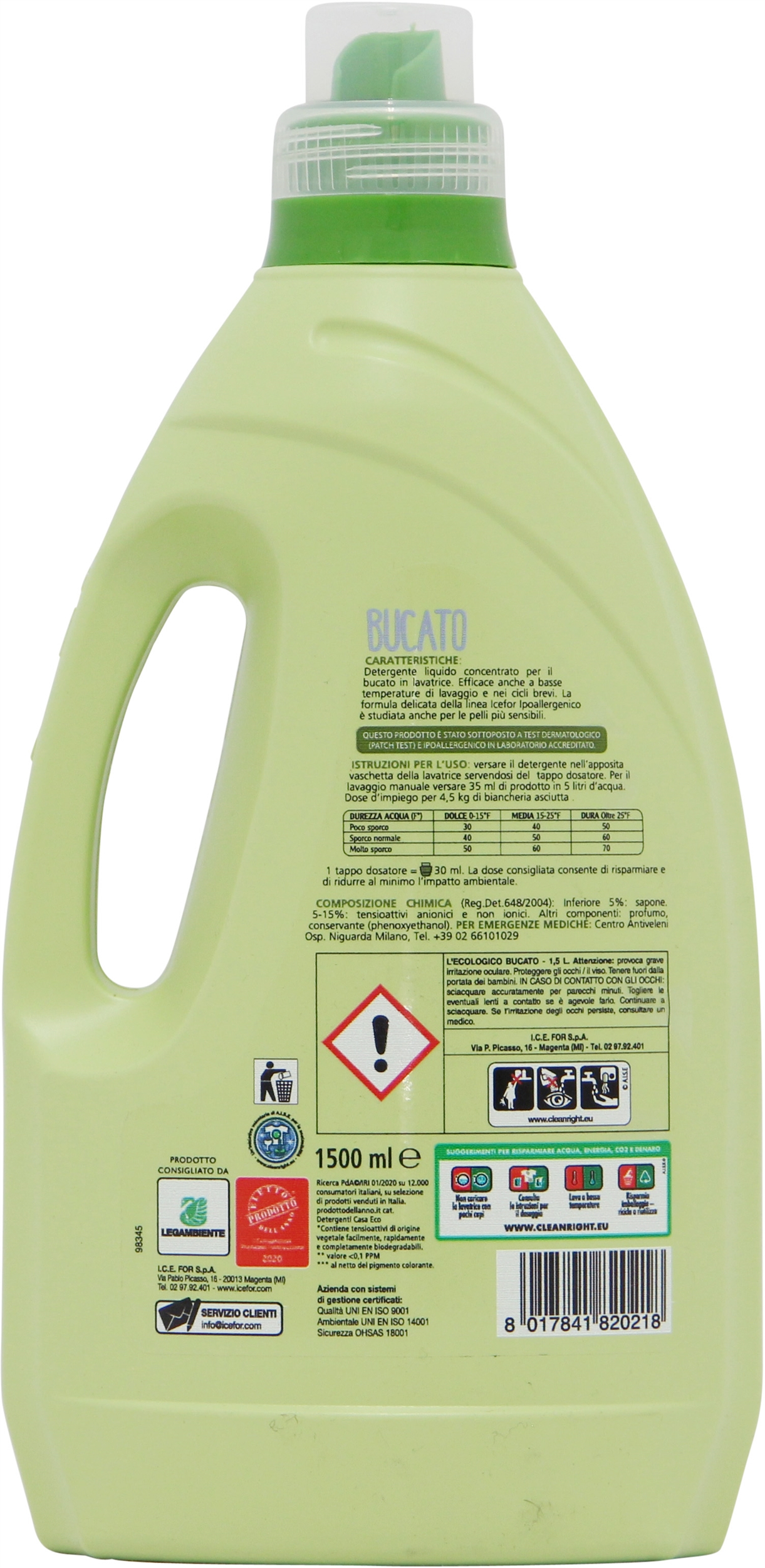 L'ECOLOGICO BUCATO CON MATERIE PRIME VEGETALI