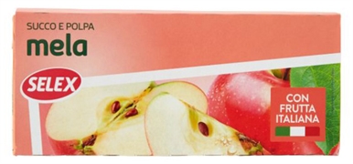 SELEX SUCCO E POLPA DI MELA (BOTTIGLIETTE)