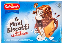 DOLCIANDO (EUROSPIN) 4 MAXI BISCOTTI CIOCO STRACCIATELLA