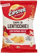 CIPSTER CHIPS DI LENTICCHIE ROSSE CON PAPRIKA DOLCE