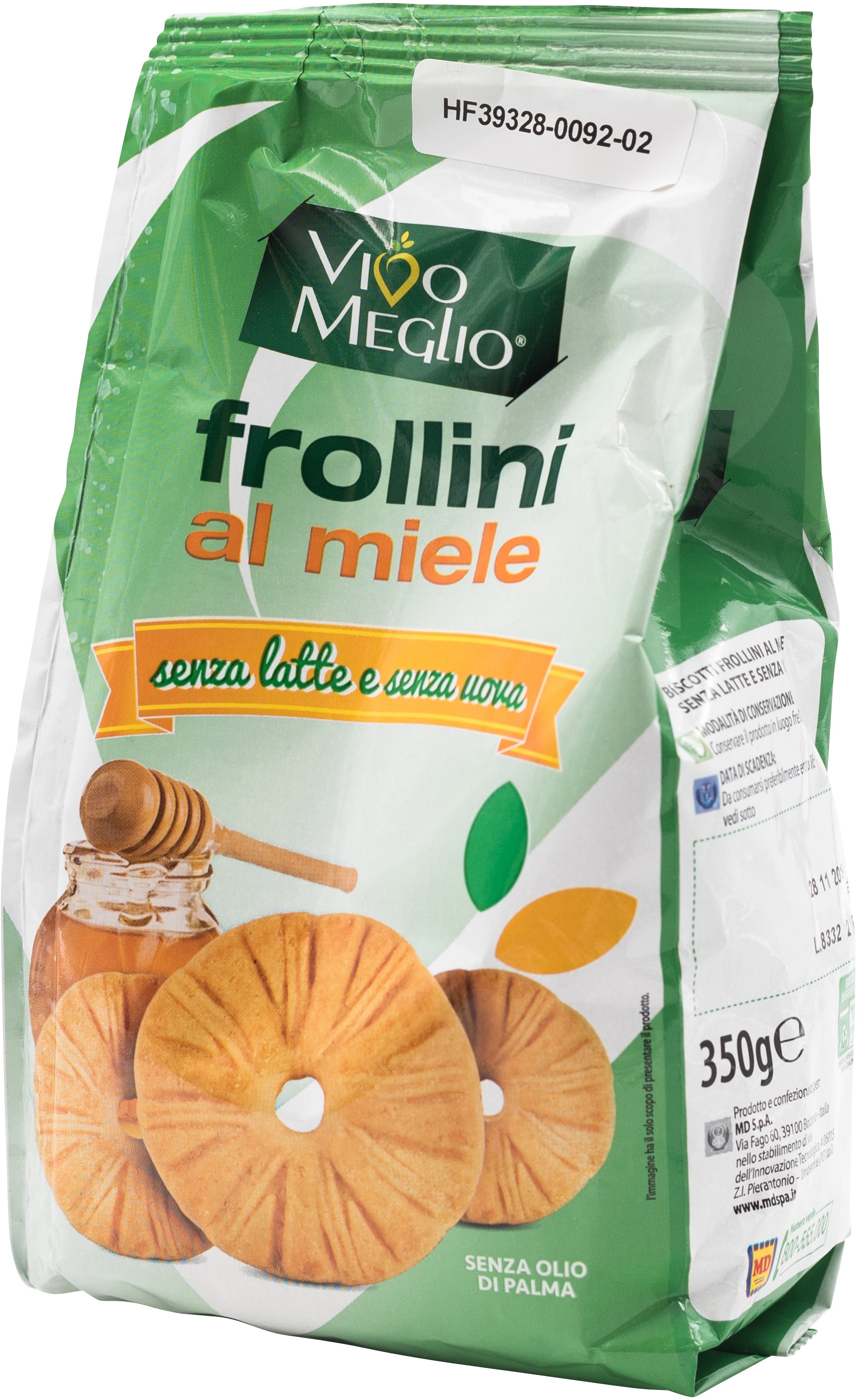 Test e Recensione VIVO MEGLIO (MD) FROLLINI AL MIELE SENZA LATTE E