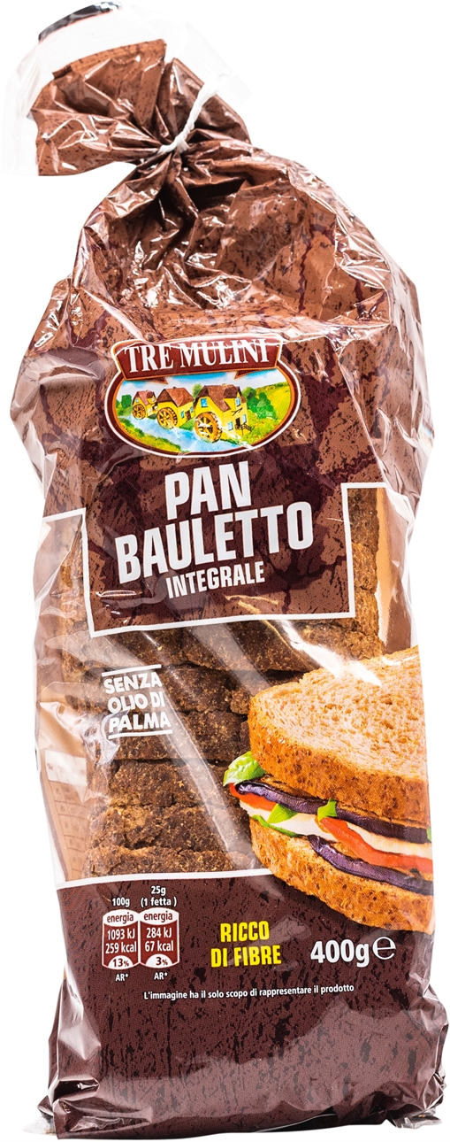 Test e Recensione TRE MULINI (EUROSPIN) PAN BAULETTO INTEGRALE