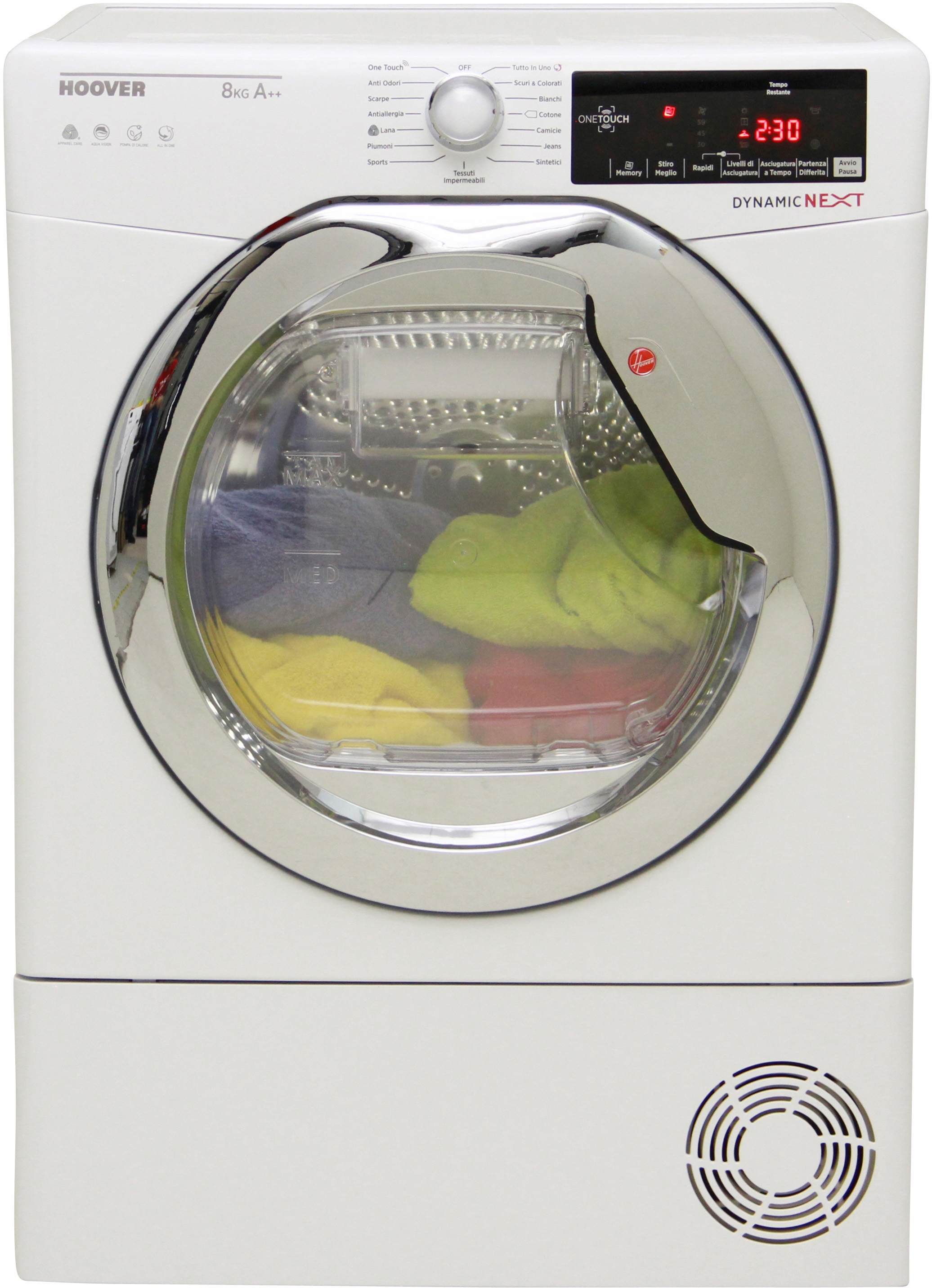 Test e Recensione HOOVER DX H8A2TCEX01 Altroconsumo