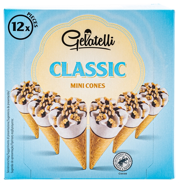 Test e Recensione GELATELLI (LIDL) CLASSIC MINI CONES Altroconsumo